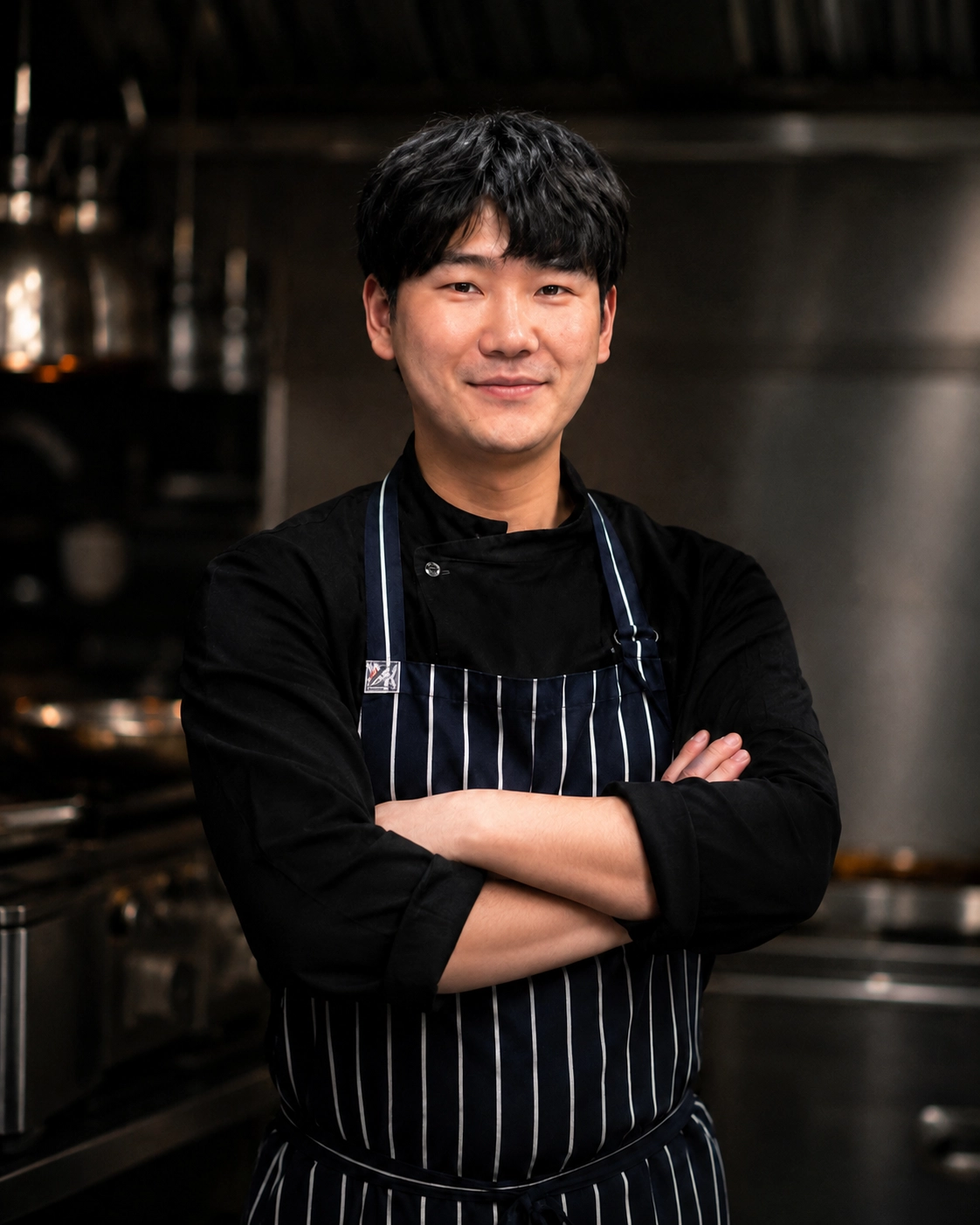 Owner-Chef Minhoo Kim in the Sydney Seoul kitchen